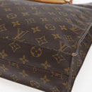 LOUIS VUITTON Monogram Sac Plat Hand Bag M51140 LV Auth ep13267-15