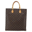 LOUIS VUITTON Monogram Sac Plat Hand Bag M51140 LV Auth ep13267-2