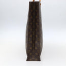 LOUIS VUITTON Monogram Sac Plat Hand Bag M51140 LV Auth ep13267-3