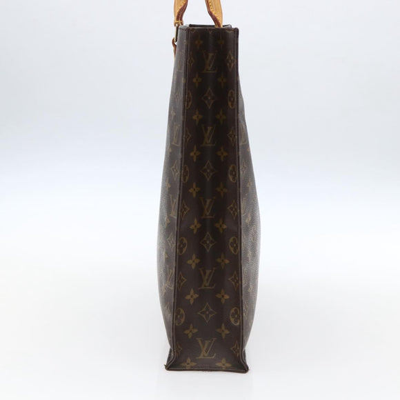 LOUIS VUITTON Monogram Sac Plat Hand Bag M51140 LV Auth ep13267