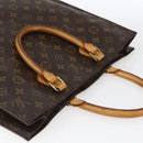 LOUIS VUITTON Monogram Sac Plat Hand Bag M51140 LV Auth ep13267-6