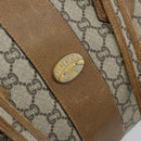 GUCCI GG Plus Supreme Hand Bag PVC Beige Gold Auth ep13270-17