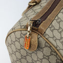 GUCCI GG Plus Supreme Hand Bag PVC Beige Gold Auth ep13270-10