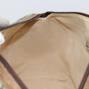 GUCCI GG Plus Supreme Hand Bag PVC Beige Gold Auth ep13270-20