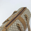 GUCCI GG Plus Supreme Hand Bag PVC Beige Gold Auth ep13270-6