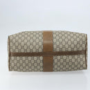 GUCCI GG Plus Supreme Hand Bag PVC Beige Gold Auth ep13270-5