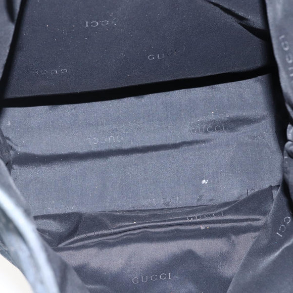 GUCCI GG Canvas Tote Bag Black Gold 002 1097 2404 Auth ep13271