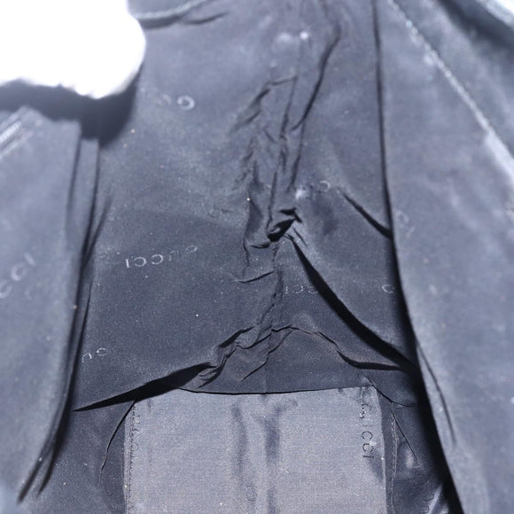 GUCCI GG Canvas Tote Bag Black Gold 002 1097 2404 Auth ep13271