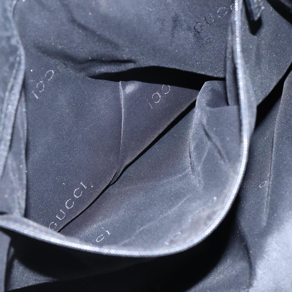GUCCI GG Canvas Tote Bag Black Gold 002 1097 2404 Auth ep13271