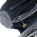 GUCCI Bamboe Handtas Leer Zwart Goud 002 1186 0260 Auth ep13272-22