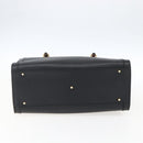 GUCCI Bamboe Handtas Leer Zwart Goud 002 1186 0260 Auth ep13272-5