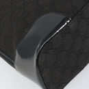 GUCCI GG Canvas Tote Bag Black Gold 002 1122 3444 Auth ep13276-14