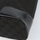 GUCCI GG Canvas Tote Bag Black Gold 002 1122 3444 Auth ep13276-15