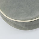 CELINE Shoulder Bag Leather Light Blue Gold Auth ep13281-16