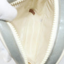 CELINE Shoulder Bag Leather Light Blue Gold Auth ep13281-12