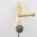 CELINE Shoulder Bag Leather Light Blue Gold Auth ep13281-21