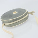 CELINE Shoulder Bag Leather Light Blue Gold Auth ep13281-6