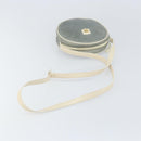 CELINE Shoulder Bag Leather Light Blue Gold Auth ep13281-7