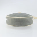 CELINE Shoulder Bag Leather Light Blue Gold Auth ep13281-5