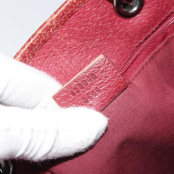 GUCCI GG Canvas Tote Bag Beige Silver 120840 Auth ep13283