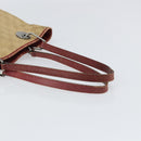 GUCCI GG Canvas Tote Bag Beige Silver 120840 Auth ep13283-7