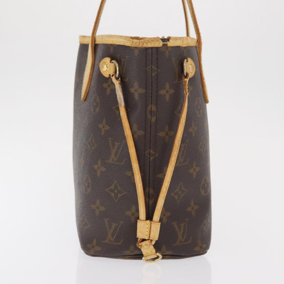 LOUIS VUITTON Monogram Neverfull PM Tote Bag M40155 LV Auth ep13287