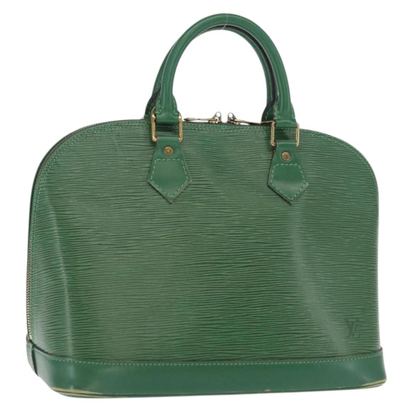 LOUIS VUITTON Epi Alma Hand Bag Borneo Green M52144 LV Auth ep13290