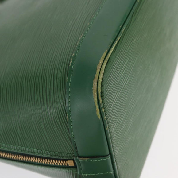 LOUIS VUITTON Epi Alma Hand Bag Borneo Green M52144 LV Auth ep13290