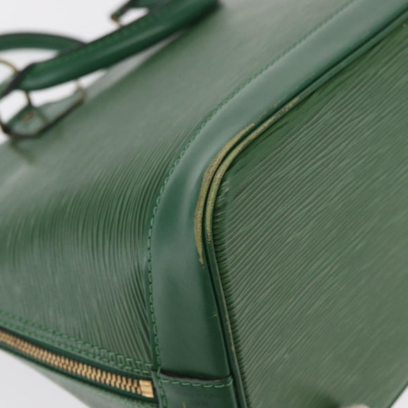 LOUIS VUITTON Epi Alma Hand Bag Borneo Green M52144 LV Auth ep13290