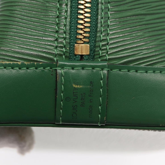 LOUIS VUITTON Epi Alma Hand Bag Borneo Green M52144 LV Auth ep13290