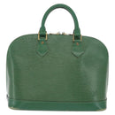 LOUIS VUITTON Epi Alma Hand Bag Borneo Green M52144 LV Auth ep13290-13