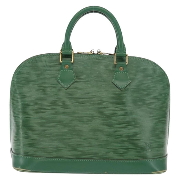 LOUIS VUITTON Epi Alma Hand Bag Borneo Green M52144 LV Auth ep13290
