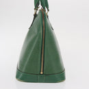 LOUIS VUITTON Epi Alma Hand Bag Borneo Green M52144 LV Auth ep13290-3