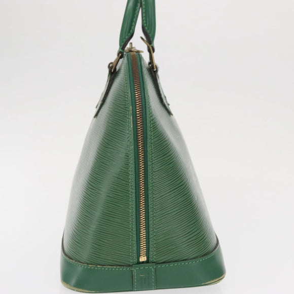 LOUIS VUITTON Epi Alma Hand Bag Borneo Green M52144 LV Auth ep13290