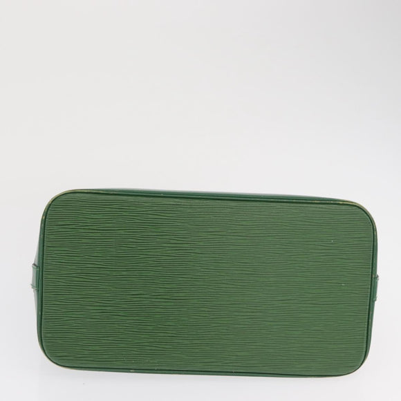 LOUIS VUITTON Epi Alma Hand Bag Borneo Green M52144 LV Auth ep13290