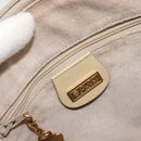 GUCCI Shoulder Bag Leather Beige Gold 007 112 0094 Auth ep13291-16