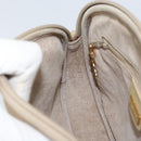 GUCCI Shoulder Bag Leather Beige Gold 007 112 0094 Auth ep13291-19