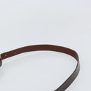 FENDI Zucca Canvas Shoulder Bag Black Brown Auth ep13292-8