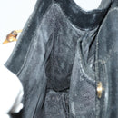 GUCCI Bamboo Hand Bag Leather Black Gold 002 123 0260 Auth ep13295-15