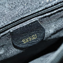 GUCCI Bamboo Hand Bag Leather Black Gold 002 123 0260 Auth ep13295-17