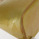 LOUIS VUITTON Monogram Vernis Houston Hand Bag Gris M91053 LV Auth ep13299-16