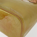 LOUIS VUITTON Monogram Vernis Houston Hand Bag Gris M91053 LV Auth ep13299-17