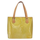 LOUIS VUITTON Monogram Vernis Houston Hand Bag Gris M91053 LV Auth ep13299-13