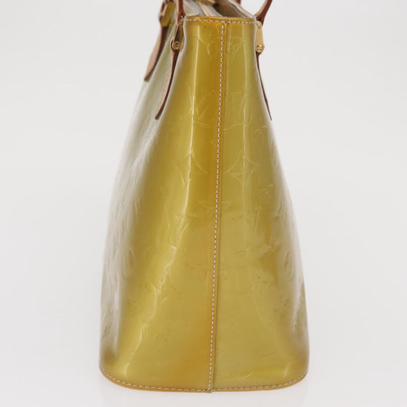 LOUIS VUITTON Monogram Vernis Houston Hand Bag Gris M91053 LV Auth ep13299