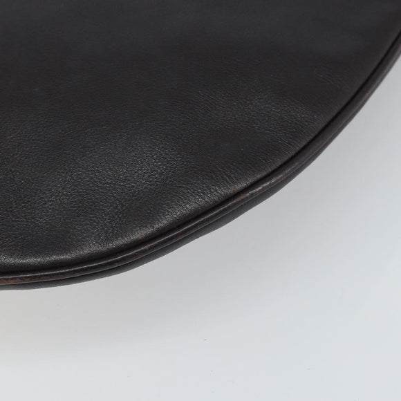 GUCCI GG Canvas Shoulder Bag Black Silver 001 1206 Auth ep13300