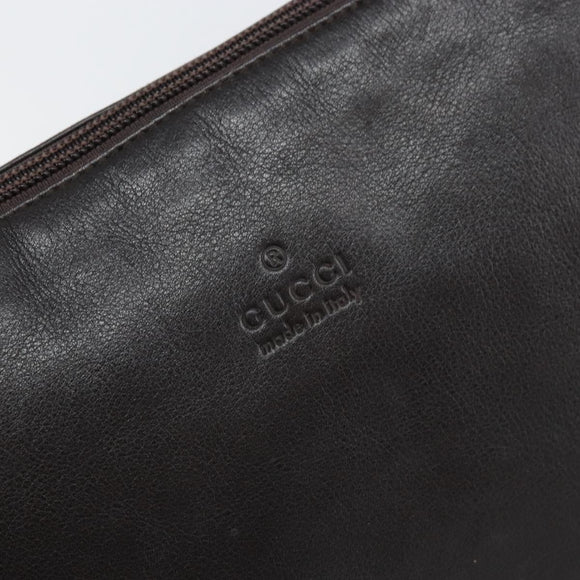 GUCCI GG Canvas Shoulder Bag Black Silver 001 1206 Auth ep13300
