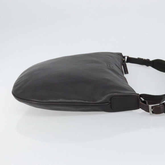GUCCI GG Canvas Shoulder Bag Black Silver 001 1206 Auth ep13300