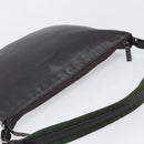 GUCCI GG Canvas Shoulder Bag Black Silver 001 1206 Auth ep13300-6