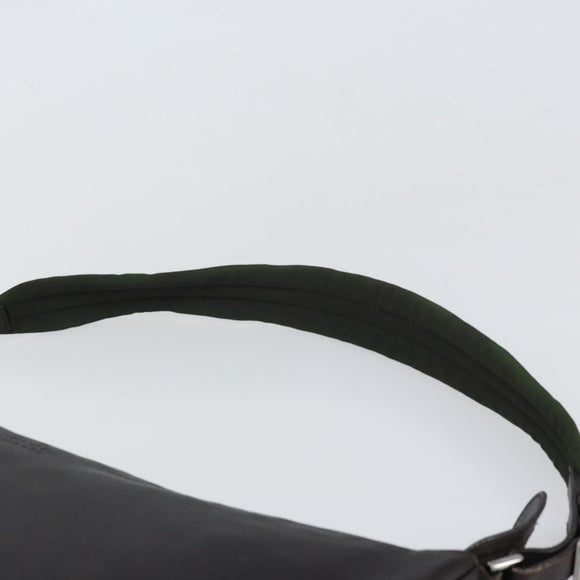 GUCCI GG Canvas Shoulder Bag Black Silver 001 1206 Auth ep13300