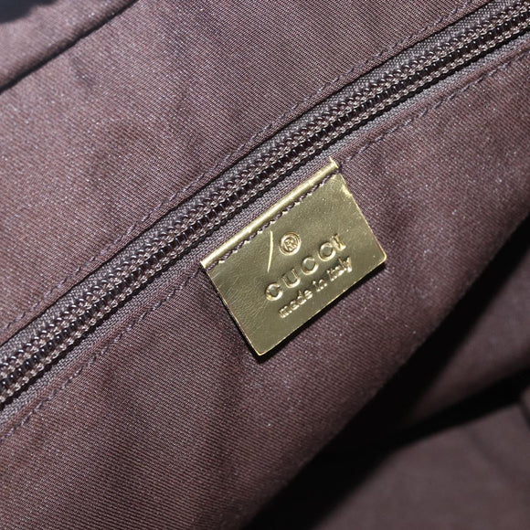 GUCCI GG Canvas Sherry Line Tote Bag Beige Pink 131231 Auth ep13301